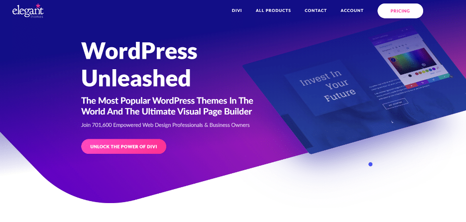 Divi elegant theme affiliate 